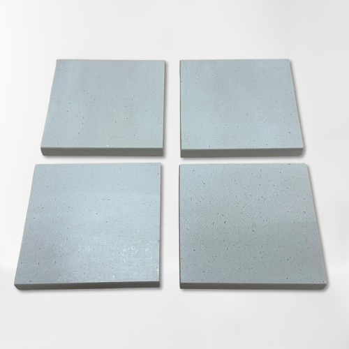 Corian Solid Surface Coaster, 3.75" x 3.75" Square | Set of 4 | Kitchen Accessories