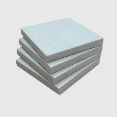 Corian Solid Surface Coaster, 3.75" x 3.75" Square | Set of 4 | Kitchen Accessories